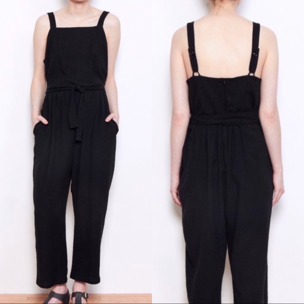 Loup Abby Black Jumpsuit 100% Cotton
